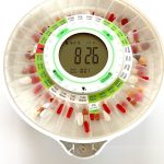 Smart Automatic Pill Dispenser with Alarm DoseControl | New Model 2021| Transparent Lid | English Dosage Rings